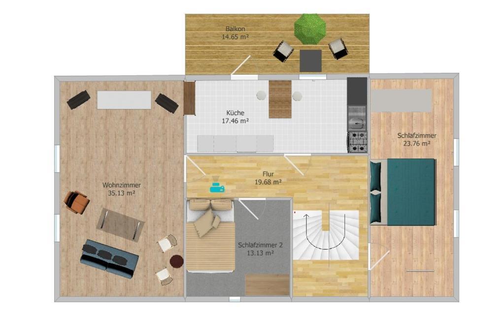 Apartamento Wildholz Sachsen Weidenhain Exterior foto
